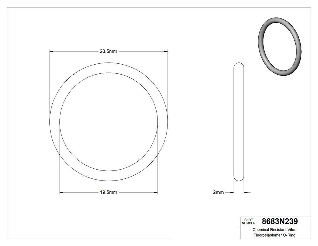 Technical drawing - 8683N239